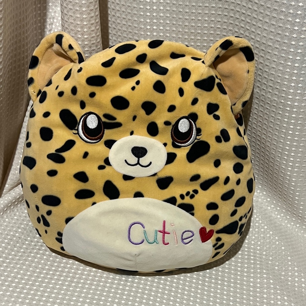 Squishmallows Lexie the Cheetah Tan and Black Plush 14”